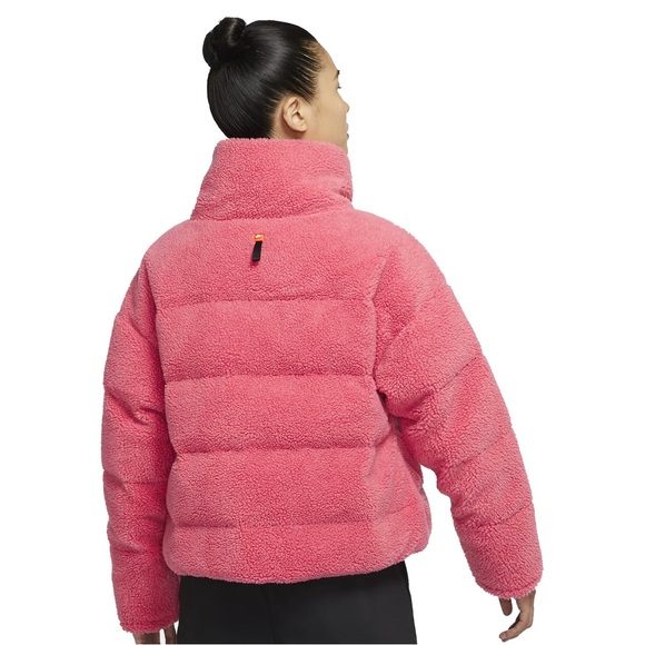 Nike Women’s Therma Fit Sherpa Puffer Loose Fit Jacket - Picture 2 of 16